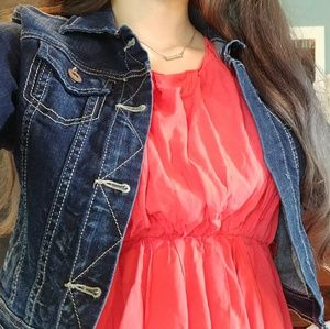 Cropped denim jacket